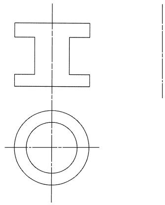 全国2008年7月高等教育自学考试土木工程制图试题(图9)